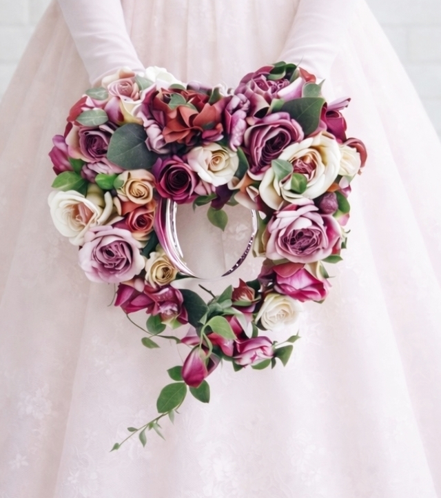 ハート＆バッグ＆バスケット＆リースブーケ