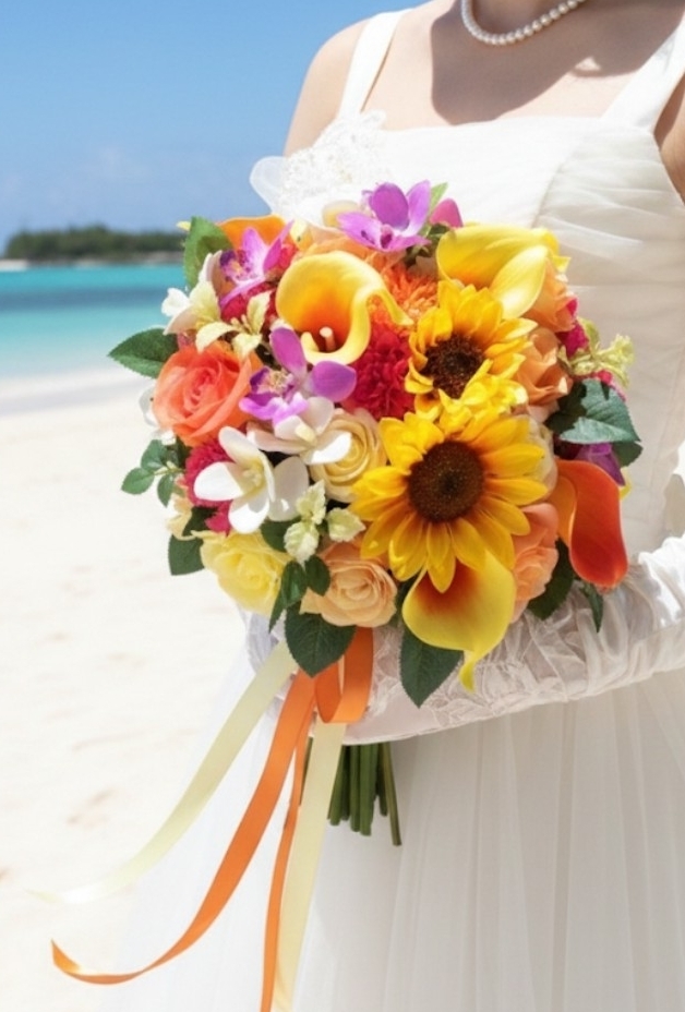 フリースタイル＆クラッチブーケ｜造花ウエディングブーケ