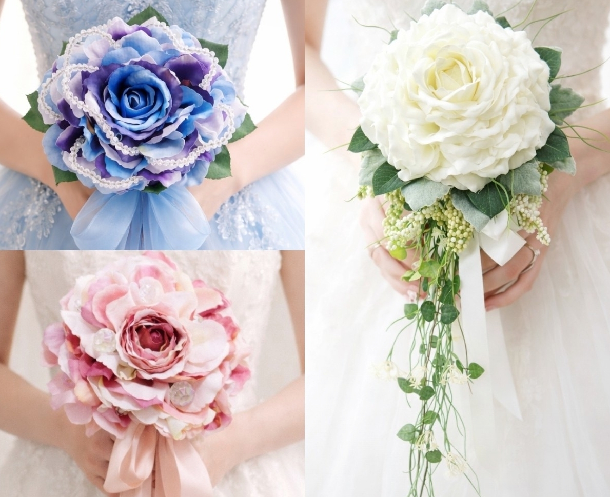 メリアブーケ 一輪風 大輪 上品 洗練 個性的 ウェディングブーケ